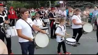 Der Wasunger Fanfarenzug  Winzerfest Freyburg 2016 [upl. by Belle536]