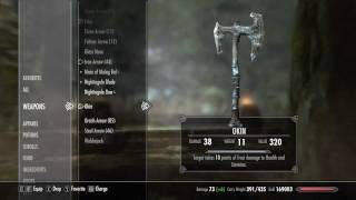 Skyrim BROTHER WEAPONS How to get Eduj and Okin Unique WeaponsArmor 34 [upl. by Akkahs]