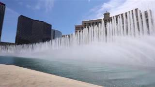 Star Spangled Banner  Con Te Partiro Time to Say Goodbye  Bellagio fountains July 2019 [upl. by Briant]