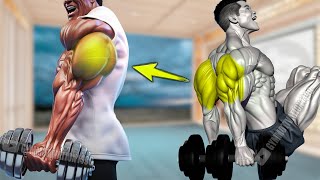 6 Fastest Large Triceps Exercises with Dumbbell Only [upl. by Brownson389]