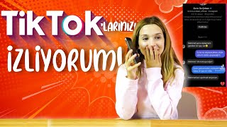 HAKKIMDA YAPILAN TİKTOK VİDEOLARINI İZLEDİM 😎  Tepki Reaction  Ecrin Su Çoban [upl. by Rysler]