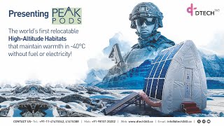 DTECH 360 Presents Peak Pods high altitude habitats – Built for Nation Engineered to Thrive [upl. by Waldner]