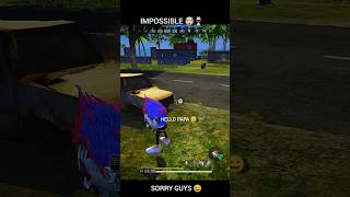 IMPOSSIBLE 🍷💀 JUST A NORMAL FUNNY VIDEO IN FF WAIT FOR END 🤣 freefire shortfeed forbage m1nx [upl. by Akirrehs]