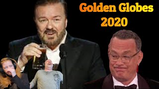 Ricky Gervais at the Golden Globes 2020 Reaction Video [upl. by Pen949]