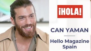 Can Yaman ❖ Speaking English ❖ Hello Magazine Spain ❖ Interview ❖ English ❖ 2019 [upl. by Adelpho355]