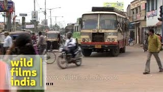 Traffic scene in Cuttack Odisha [upl. by Anidualc]