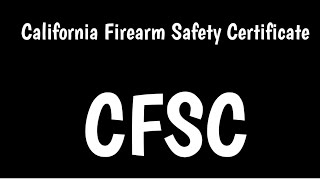 California Firearm Safety Certificate  CFSC Test  California Gun Safety Practice Test [upl. by Pepin]