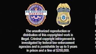 warner home video  fbi antipiracy warning with hsi badge  ipr logo [upl. by Einahets738]