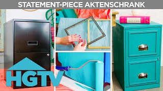 StatementPiece Aktenschrank mal anders  DIY  HGTC Deutschland [upl. by Elawalo125]