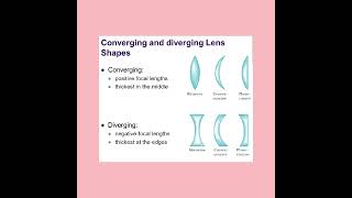 converging diverging lens focal length positive negative light refraction facts knowledge [upl. by Aserehtairam]