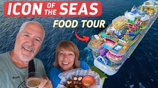 ICON of the Seas FOOD TOUR 2024 [upl. by Aramois923]