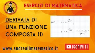 Calcolo derivate composte 1  ESERCIZI DI MATEMATICA [upl. by Brathwaite]