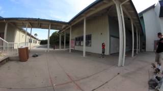 Gavin Bottger 7 year old skateboarder [upl. by Ahsinrat]