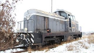 How to start a diesel engine in winter  Maybach LDH70 locomotive December 2011 [upl. by Eneleahcim]