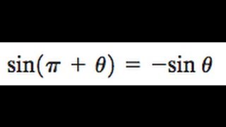 sin pi  theta   sin theta [upl. by Erotavlas559]