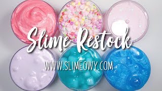 SLIME RESTOCK NEW VALENTINES SLIMES 💖 [upl. by Idurt]