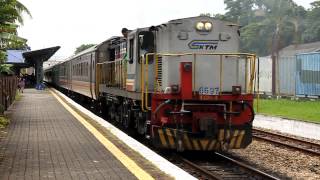 KTM Intercity IRCON YDM4 6697 With Ekspres Rakyat No 2 [upl. by Kreitman666]