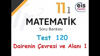 Eis Yayınları 11Sınıf Matematik Soru Bankası Test 120 [upl. by Blodgett]