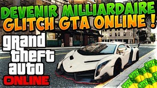 GLITCH  Devenir Milliardaire sur GTA 5 Online  GLITCH GTA 5 ONLINE [upl. by Ahsercul]