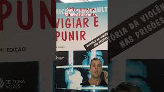 Vídeo novo no canal sobre Michel foucault e Vigiar e Punir [upl. by Naid]