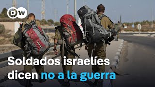 Reservistas israelíes se niegan a incorporarse al servicio militar para pelear en Gaza [upl. by Yartnod]