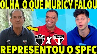 OLHA O QUE MURICY FALOU NO JOGO ABERTO REPRESENTOU O SPFC AO VIVO NOTICIAS DO SPFC [upl. by Mouldon]