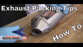 How To Repack a MotorcycleATV Exhaust Silencer [upl. by Mark]