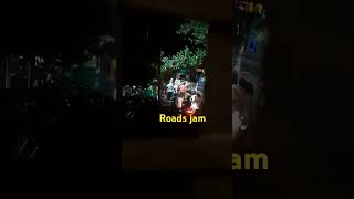 Protima nite ase road jam hoya গেছে [upl. by Croydon]