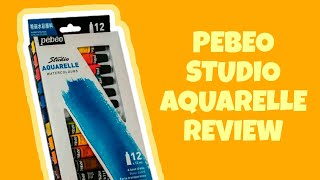 Pebeo Studio Aquarelle Review  Earls Art [upl. by Takeshi]