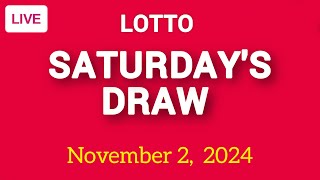 The National Lottery Lotto Draw Live Results from Saturday 02 November 2024  lotto live [upl. by Groark999]