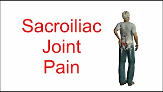 Sacroiliac joint pain and management by Dr Shantanu Mallick [upl. by Krischer]