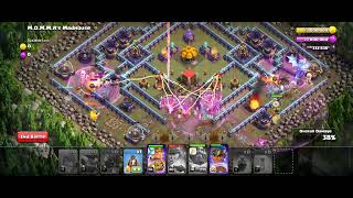 Use new troop witch Golem and win easily 3 star in Single player MOMMAs Madhouse supercell [upl. by Lemhaj500]