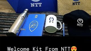 Welcome kit from NTT😍 [upl. by Yklam]