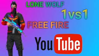 FREE FIRE 🔥😎 LONE WOLF 1 VS 1  FREE FIRE CUSTOM 1VS 1 viralvideo [upl. by Childers]