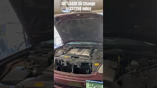 2004 LS430 Oil Change 300K miles [upl. by Buna39]