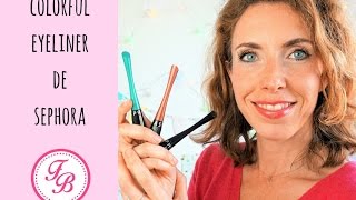 Colorful Eyeliner de Sephora  leyeliner parfait [upl. by Drawde]