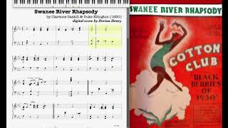 Swanee River Rhapsody by Duke Ellington 1930 Jazz piano [upl. by Loseff]