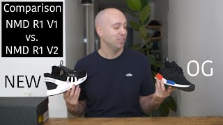 NMD R1 V1 vs NMD R1 V2 comparison  On feet  Unboxing  Review  Mr Stoltz 2020 [upl. by Suzie]