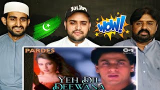 Ye Dil Deewana Pardes Movie Song  Pakistani Reaction [upl. by Ilagam]