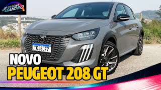 NOVO PEUGEOT 208 GT  ERRARAM NO PREÇO AVALIAÇÃO  CONSUMO REAL DE GASOLINA [upl. by Isabelle38]