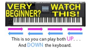 How to Play the Piano  Keyboard for Very Beginners  Lesson 1 [upl. by Annua]