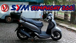 Sym Symphony 200i İncelemesi  Jet 14 ile Aynı Motor Bloğu  Motosiklet Vizyonu [upl. by Guglielmo]