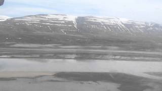 Flugfelag Islands Air Iceland F50 Landing at Akureyri [upl. by Kendal]