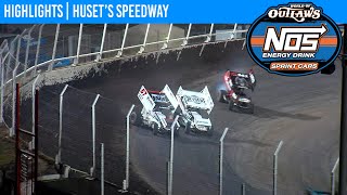 World of Outlaws NOS Energy Drink Sprint Cars Huset’s Speedway September 5 2020  HIGHLIGHTS [upl. by Ecyak]