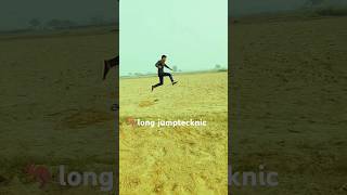 Long jump technic🎯 [upl. by Fesuy]