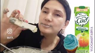 Marta riva blue Uzbek mubkang mukbang whitechalk martariva [upl. by Still]