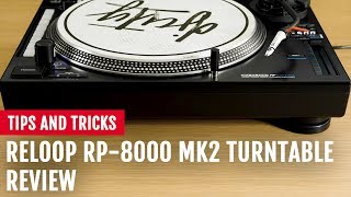 Reloop RP8000 MK2 Turntable Full Review by Cool Hand Lex  YCDP  Deckademics [upl. by Lamok44]