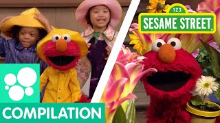 Sesame Street Spring Songs Compilation  Elmos Butterfly Friend and more [upl. by Fu]