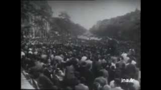 Rétro Mai 68  Manifestations UNEF et incendie à la Sorbonne  archive vidéo INA [upl. by Eisinger]