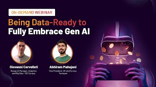 Being Data Ready for Gen AI [upl. by Andrade]